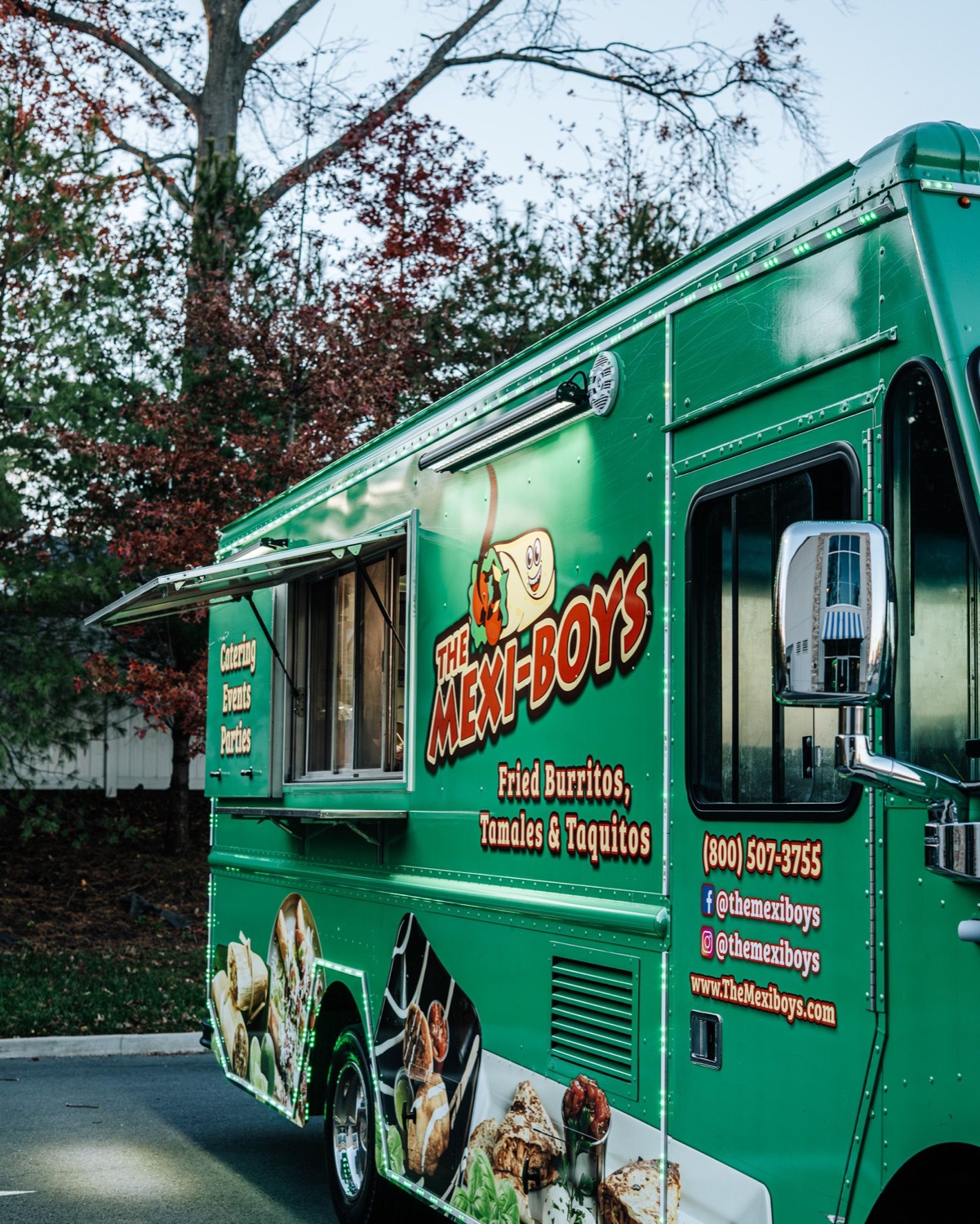 The Mexi-Boys food truck serving customers